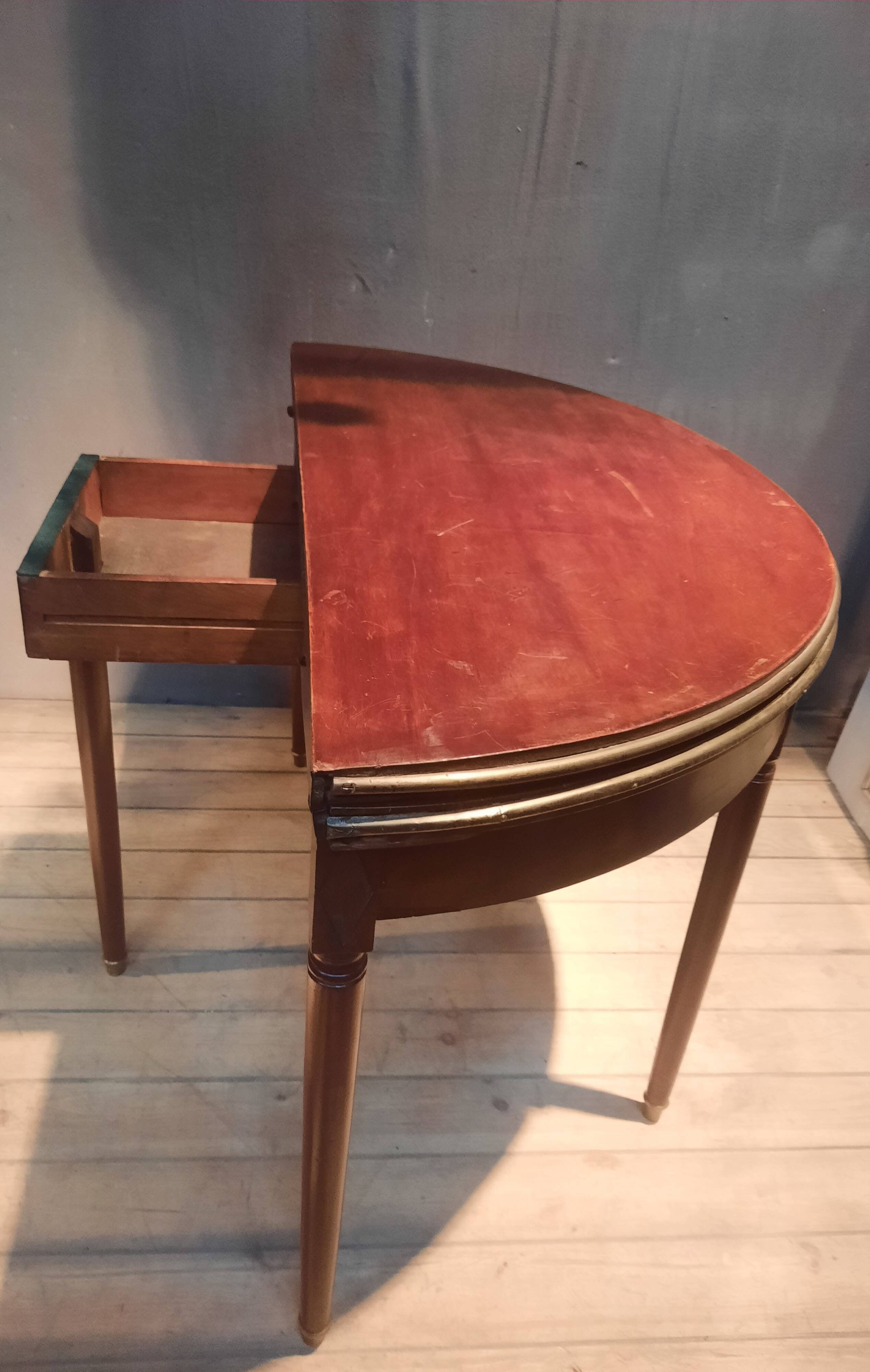 Eighteenth-century "half-moon" table