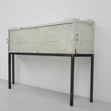 Art Deco display cabinet on legs, can also be hung