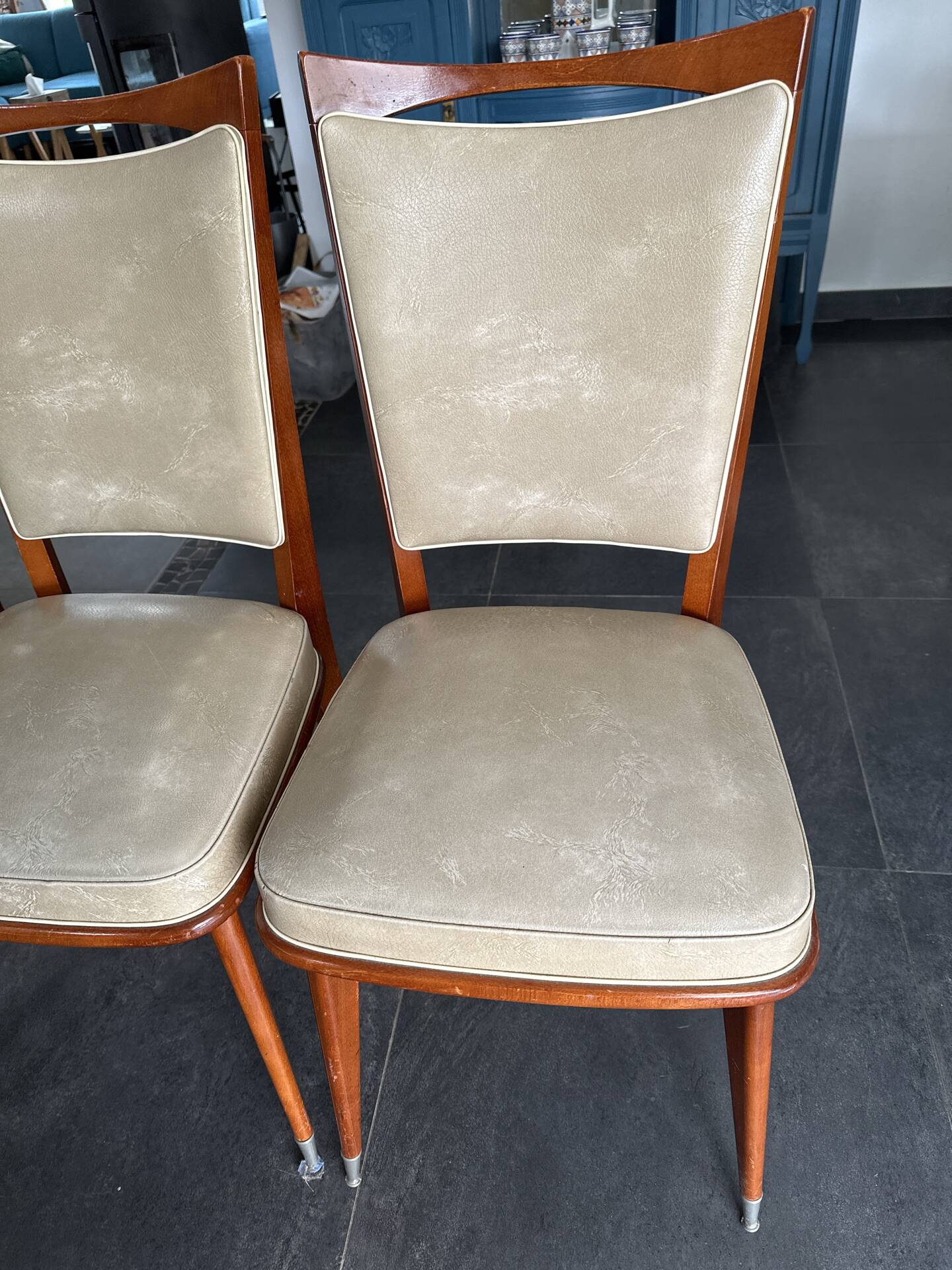 4 vintage chairs from the 70s