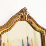 Golden vintage mirror 117x23cm