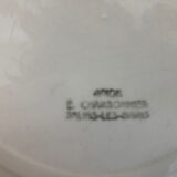 Set of 4 Art Deco plates