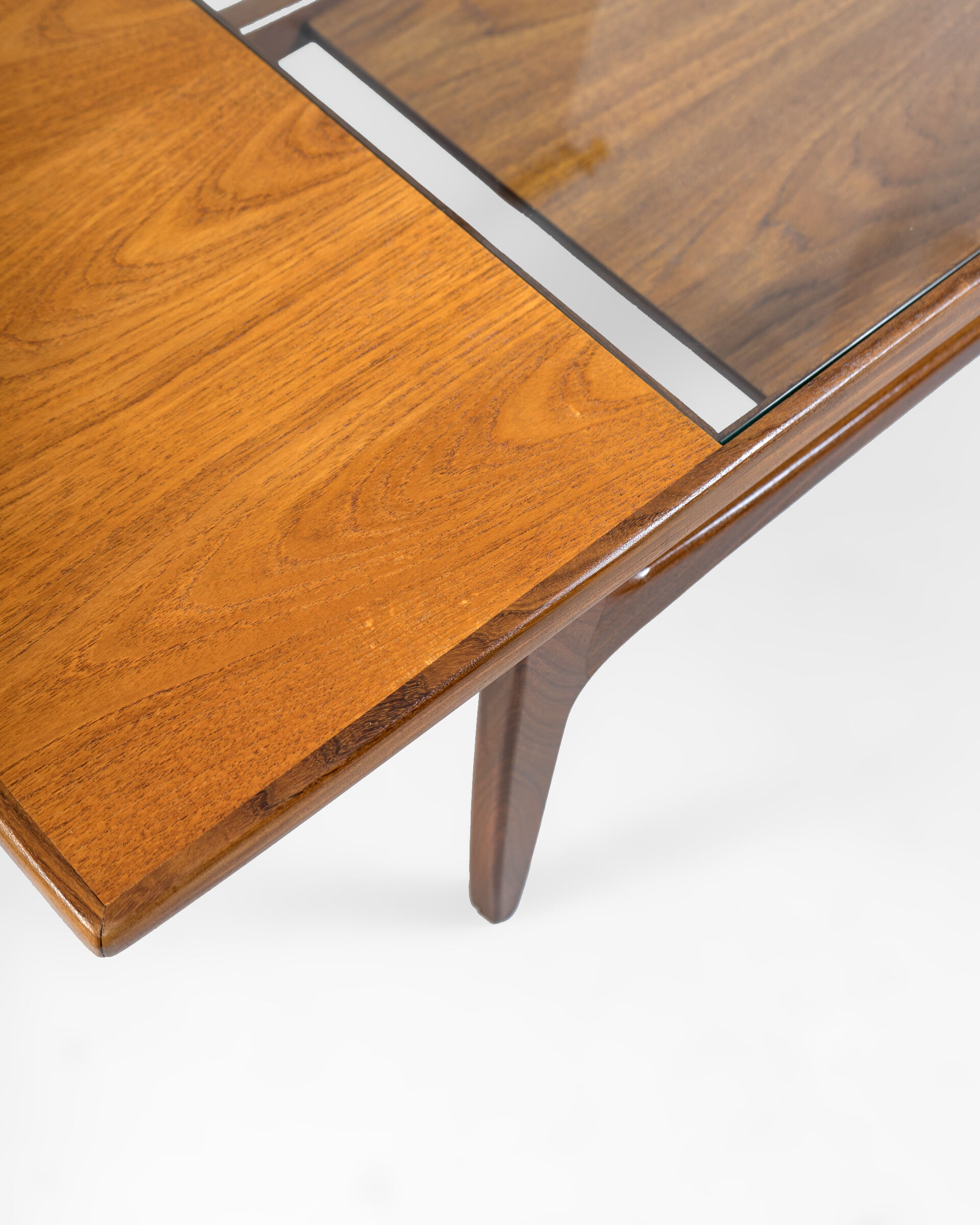 Table basse en teck et verre Fresco de G Plan, 1967