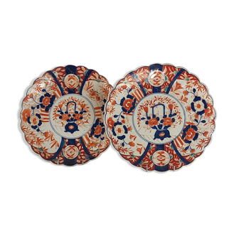 Pair of Imari dishes XIX / XX th