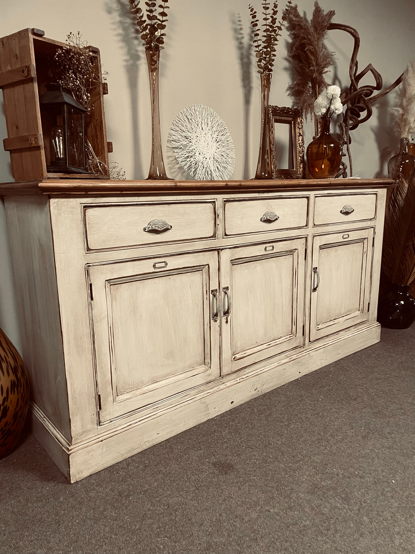Wooden sideboard