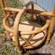 Vintage rattan bottle holder/server