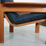 Teak armchair & ottoman by Emc Møbler Denmark mid-century modern