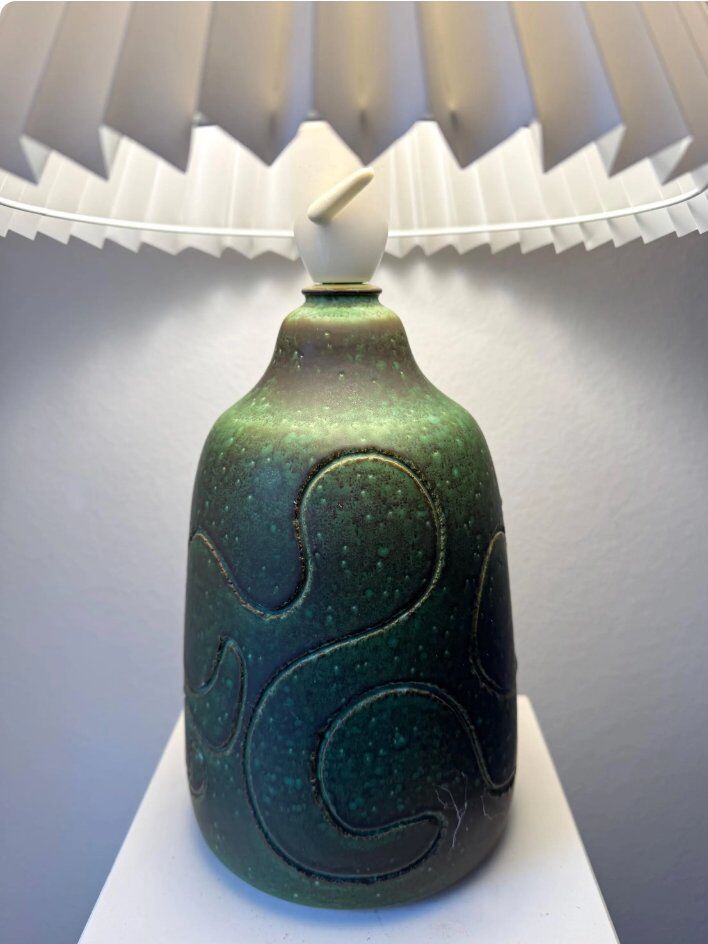 Vintage Danish table lamp by Birthe Sahl, 1970s