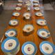Service ancien de style Napoléon 3– 35 assiettes & pièces de présentation