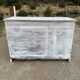 White patinated wooden craft
