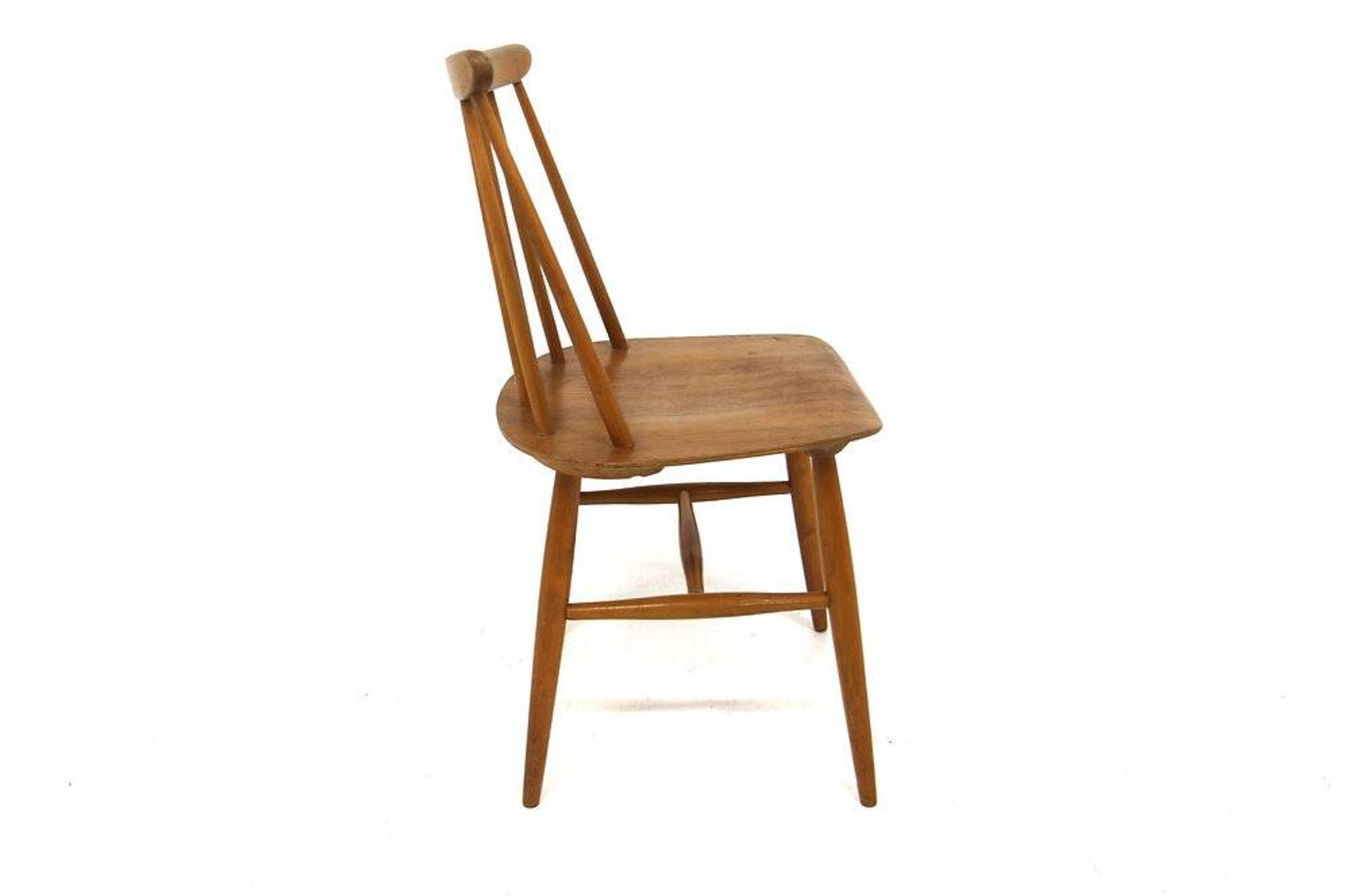 Chaise scandinave "pinnstol" Fanett par Ilmari Tapiovaara, Suède, 1960