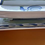 Henriot Quimper vintage numbered asparagus dishes