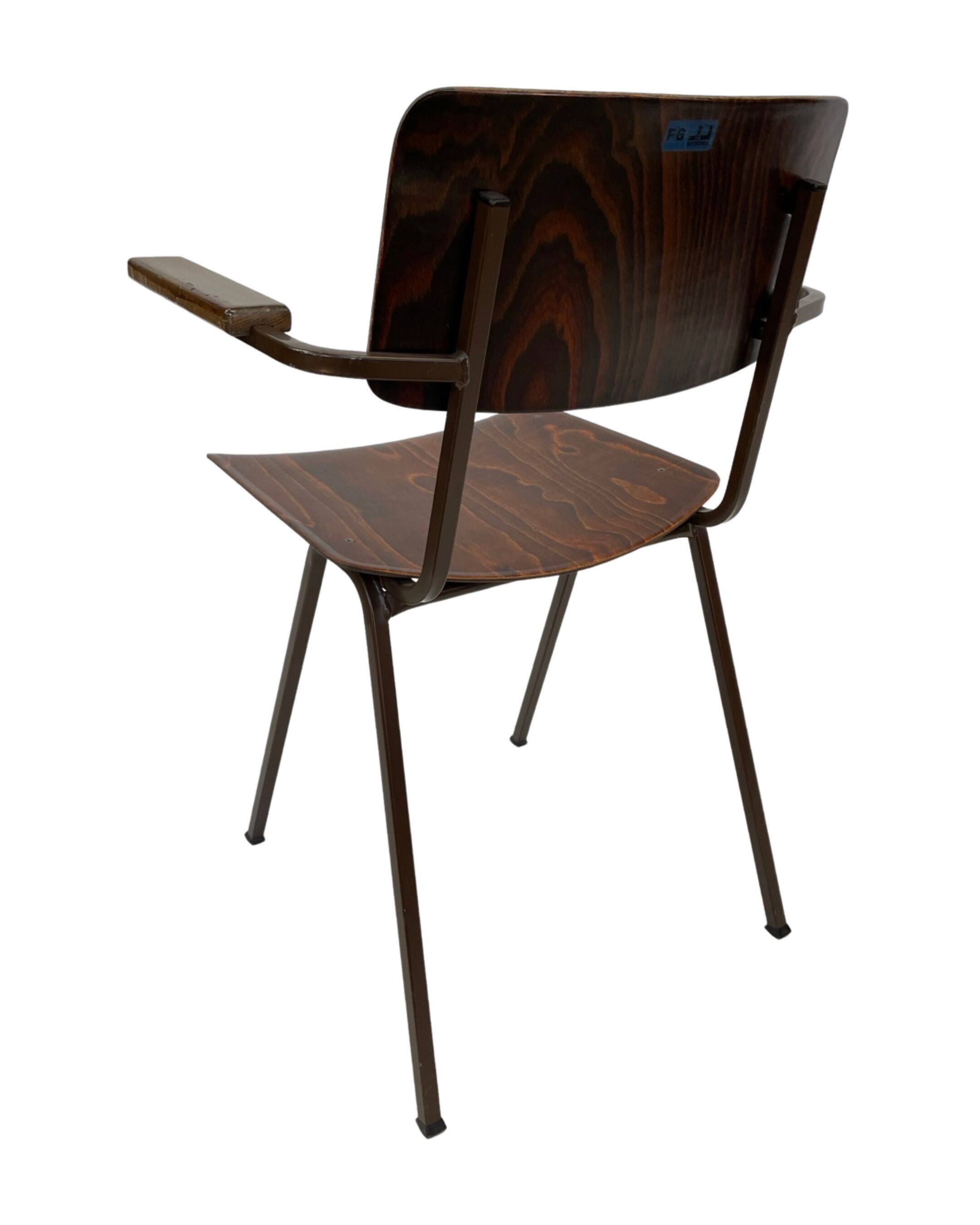 Chaises vintage school années 1960 Eromes