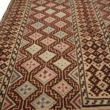 Tapis de salon tissé à plat fait à la main 190x300cm