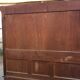 Vintage Parisian buffet with 2 bodies in white poplar wood