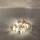 Large Hollywood Regency Palm Leaf Wall Lamp by Hans Kögl