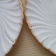 Set of 6 plates with fine faience dessert from Sarreguemines 1860 1919