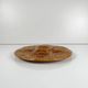 Set of 6 oyster plates in barbotine style by Secla, Portugal