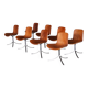 PK9 Dining Chairs by Poul Kjærholm for E. Kold Christensen, Denmark, 1960s, Set of 8