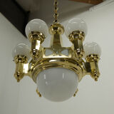 Rare Art Nouveau Chandelier by Emil Kralik, 1920s