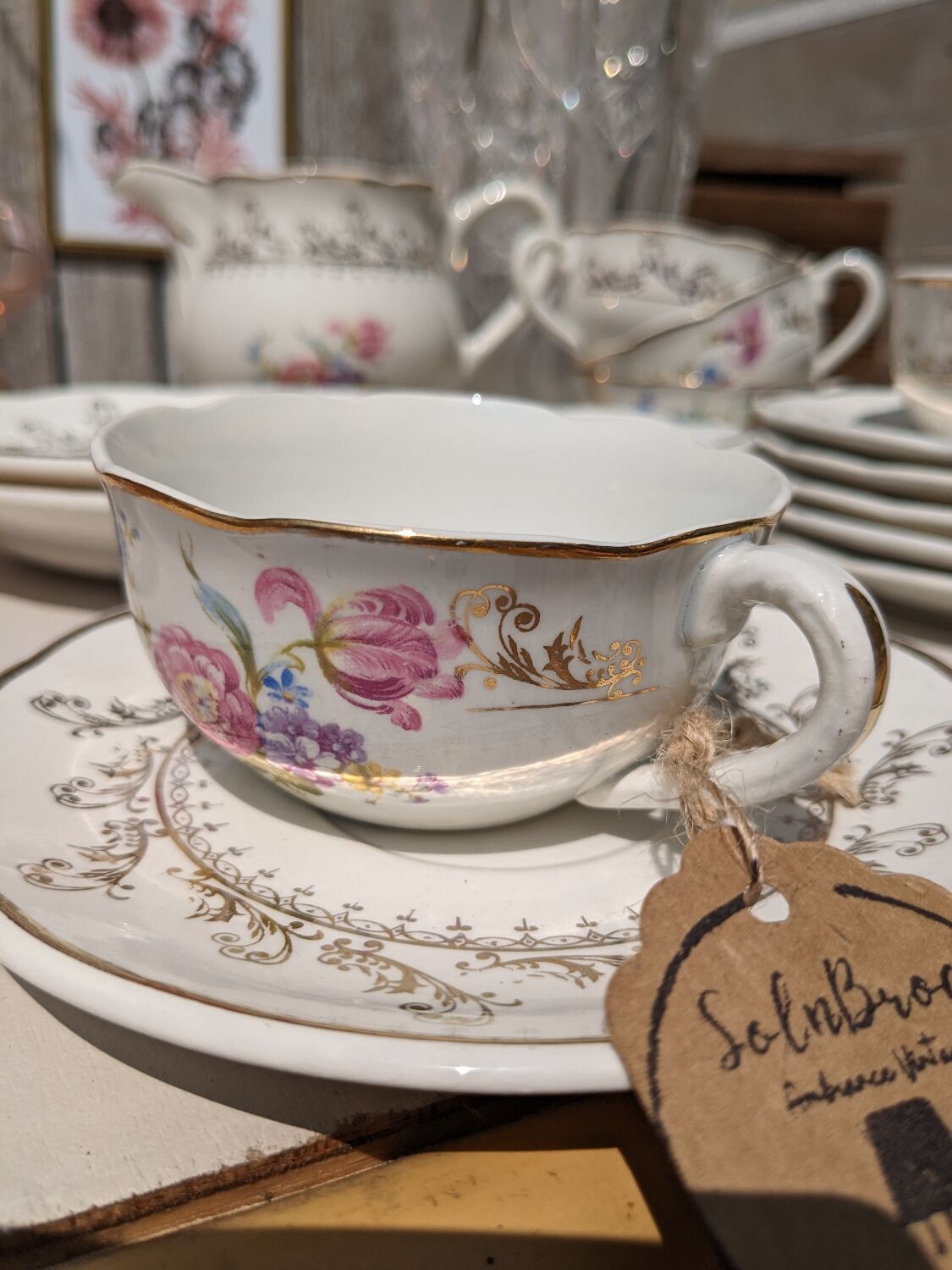 Coffee or tea service digoin sarreguemines