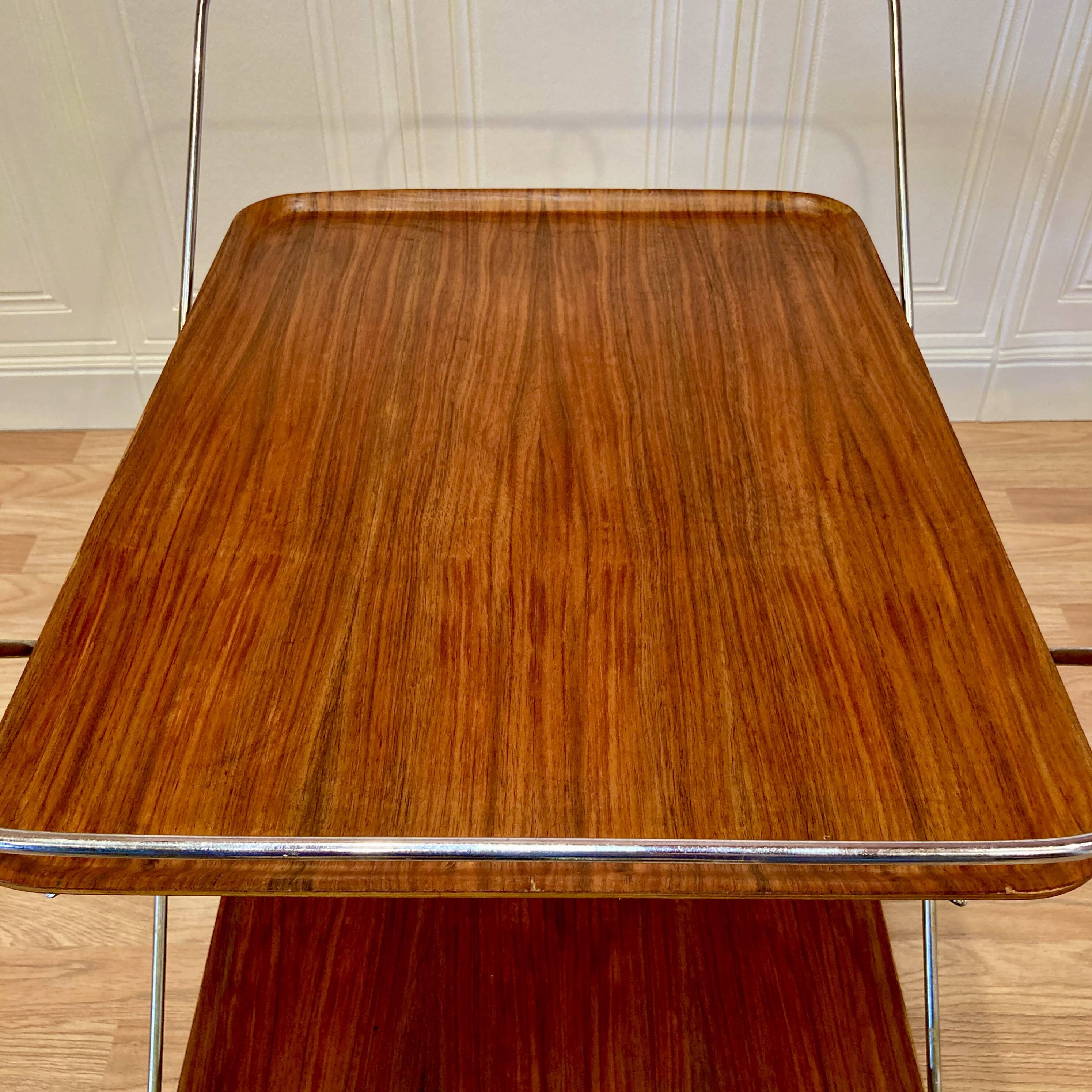 Modular serving cart "Scandinavian design Paul Nagel" 1950.