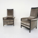 Ensemble de deux. fauteuils Umberto Asnago pour Giorgetti « Peggy 63970 », Italie 1990,s
