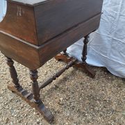 Victorian oak graduated desk – circa 1890-1910.