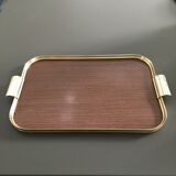 Formica and brass tray
