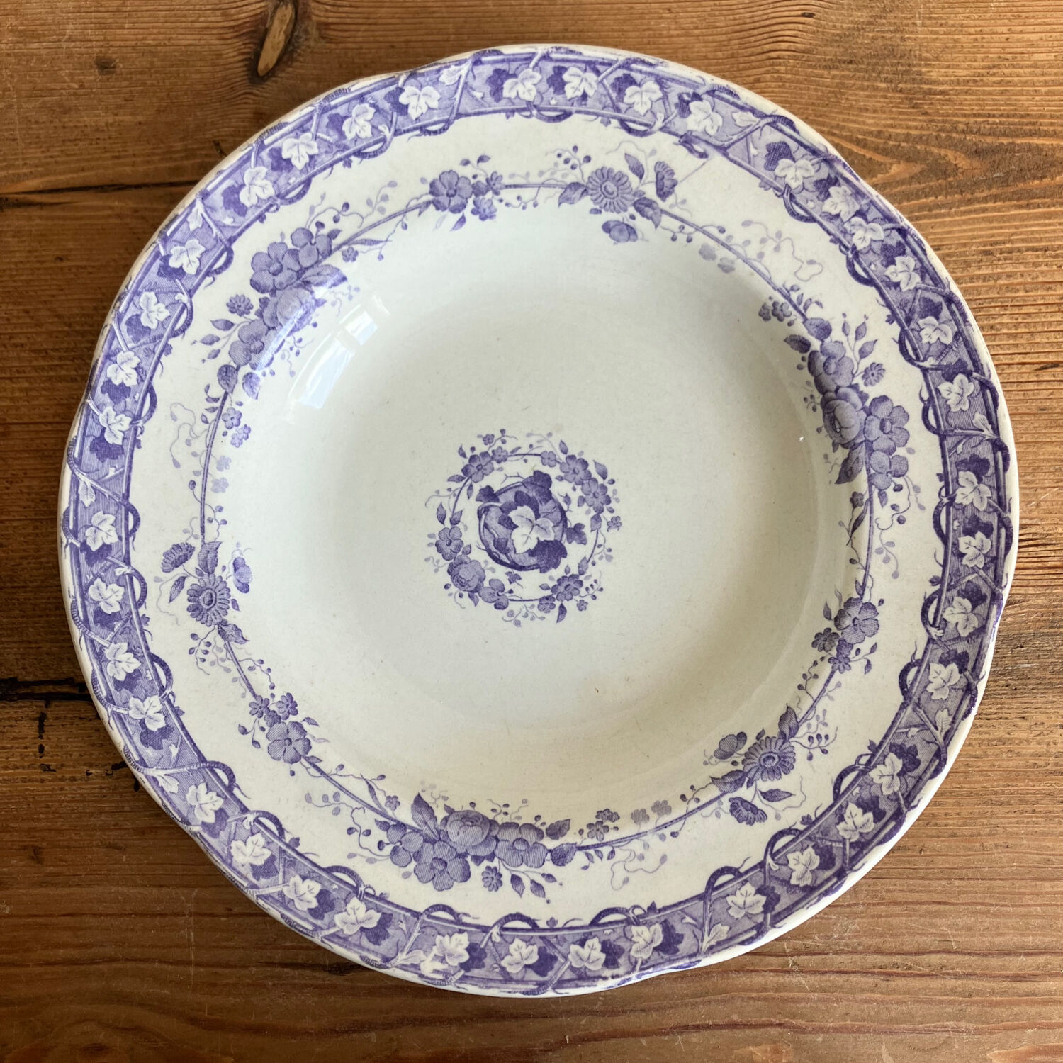 19th century Creil and Montereau plate