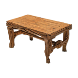Rustic wabi-sabi coffee table - 1900's