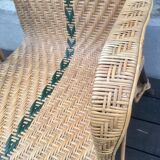 Old rattan chair