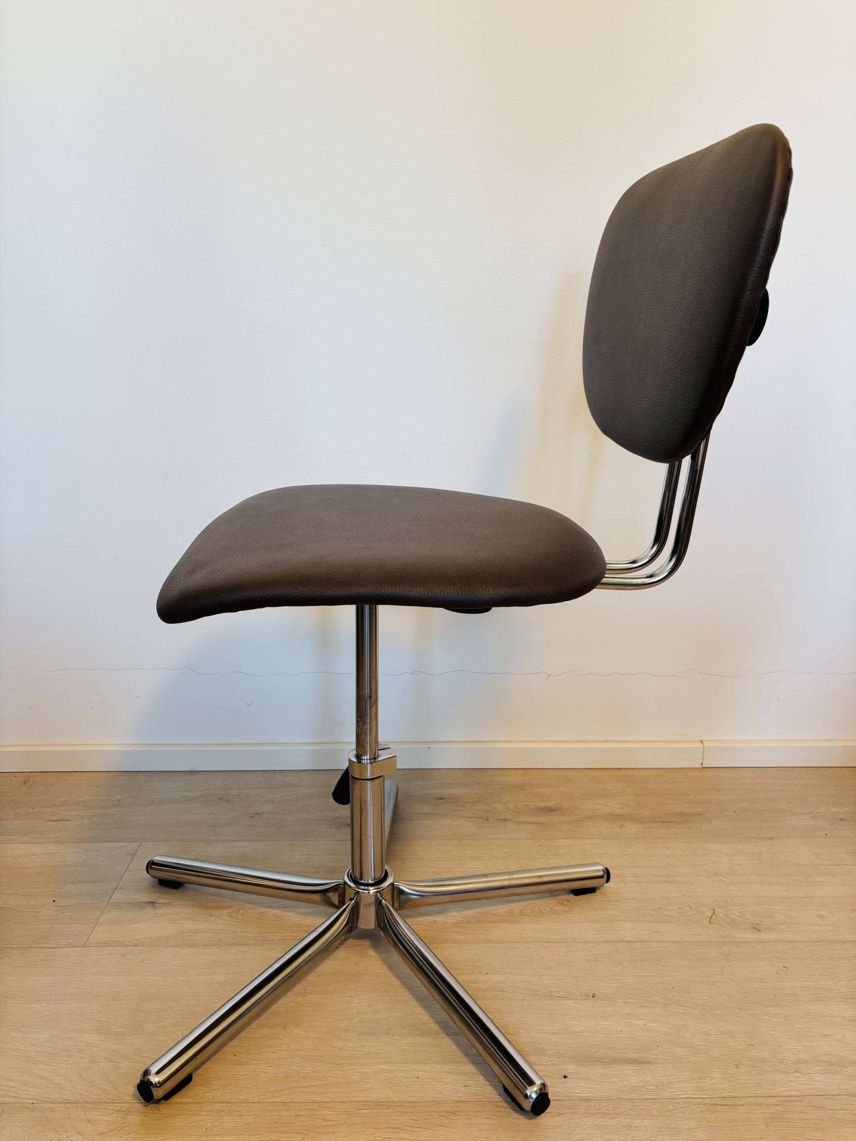 Kovona Dark Truffle Office Chair by Kovona from Czechoslovakia, 1970’s