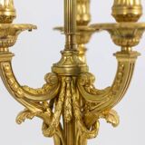 Eugène Bazart Paris. Gilded bronze hot water bottle lamp. Circa 1880.