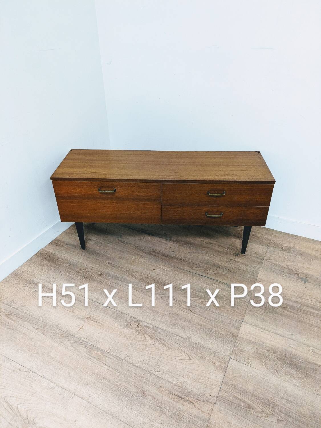 Vintage wooden sideboard / hi-fi TV storage unit