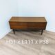 Vintage wooden sideboard / hi-fi TV storage unit