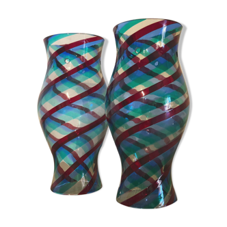 Pair of glasswares