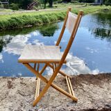 Set of 6 "design 1960" folding chairs.