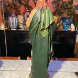 Large polychrome plaster statue of Jesus Christ