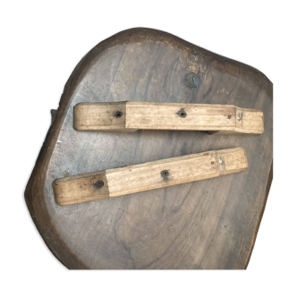 modernist wooden handles for sliding cupboard