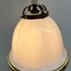 Chandelier 1920 opaline and frosted glass brand bag paris