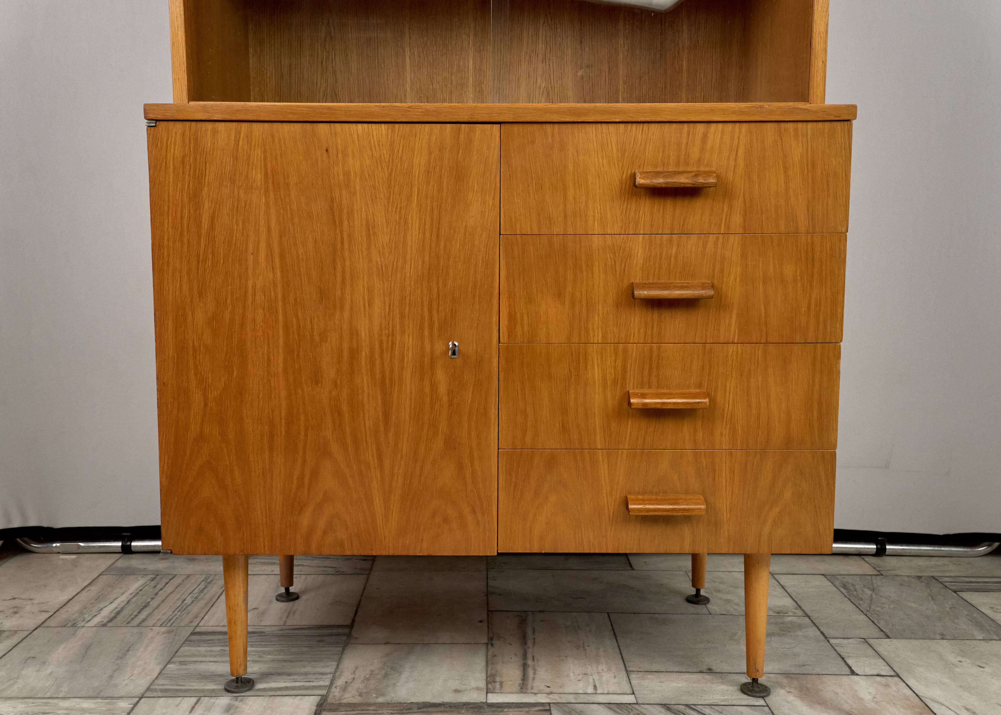 Vintage Display Cabinet, UP závody, 1960s, Czechoslovakia