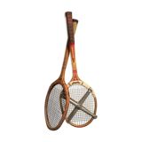 2 old tennis rackets