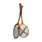 2 raquettes de tennis anciennes