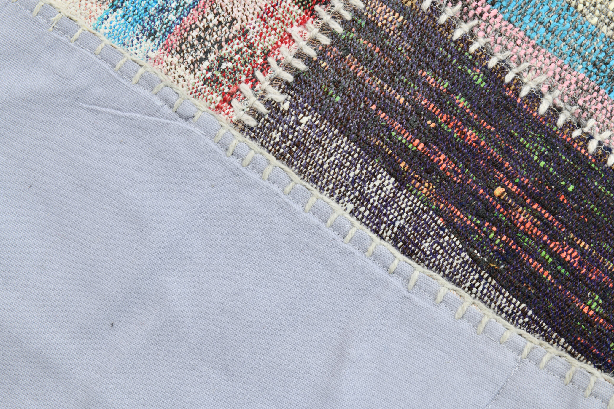 Flatweave ethnic kilim rug 212x302