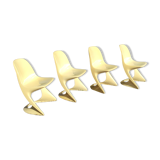 Set of four Casala chairs