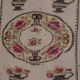 Vintage Turkish kilim, handwoven, 90x104 cm.