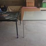 Desalto square glass table
