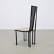 6x Postmodern Dining Chair, 1980s NEW upholstery