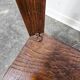 Table d'appoint en bois massif vintage des années 50