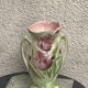 Large slip vase, glazed ceramic, Saint-Clément, France,